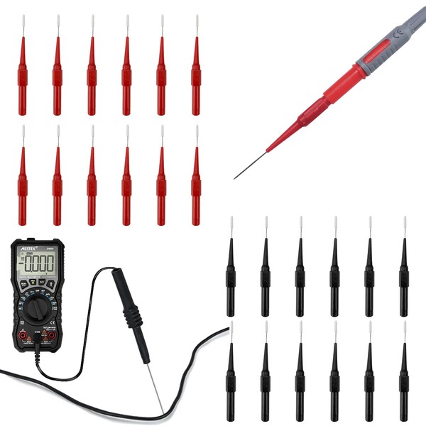 24Pcs Automotive Back Probe Pins Multimeter Wire Piercing Test Probes