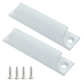 Cionyce White Window Sash Lift Handle, 3.5 inch Hole Center Cabinet Door Handles Pulls, Sash Window Opener Drawer Pulls for Sliding Window Kitchen Closet