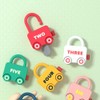 6PCS Unlocking Toys and Matching Keys Toy Preschool Learning Toys