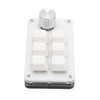 6 Key One Handed Mechanical Keyboard with Knob Wired Plug