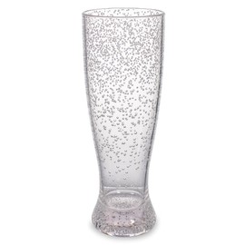 Windy City Novelties LED Light Up Colorful Bubble Pilsner Beer Glass - 16oz