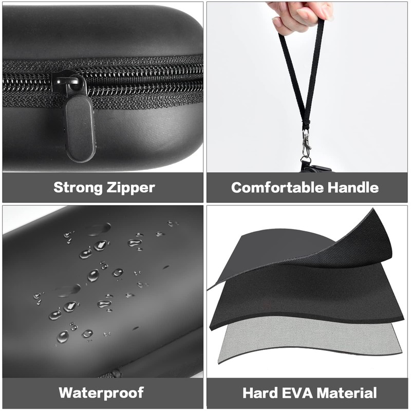 GWCASE Portable 2 in 1 Contact Lens Case and Glasses