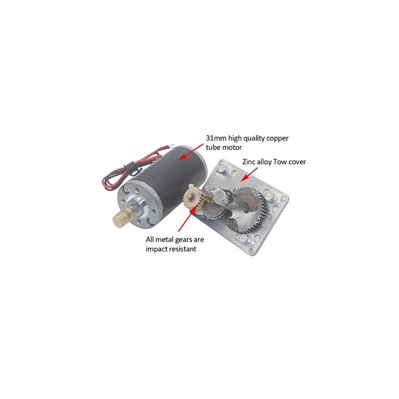 Worm Gear Motor, 12V High Turbine Worm Gear Box Reduction