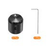 sourcing map 8 Pcs Aluminium Potentiometer Knobs, 1/4"(6mm) IDx5/8"(15mm) ODx5/8"(15mm)