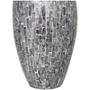 Deco 79 Mother of Pearl Shell Handmade Decorative Vase Mosaic