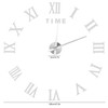 DIY Wall Clock Roman Numerals Frameless Mirror Surface Wall Clock
