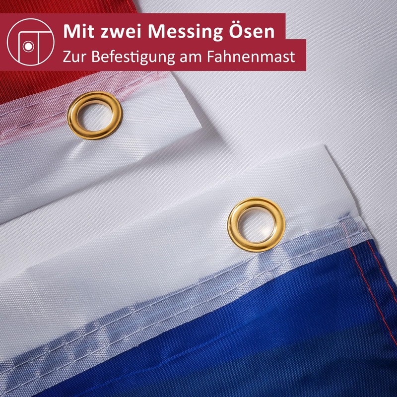 PHENO FLAGS Mecklenburg-Vorpommern Flag 90 x 150 cm - Weatherproof