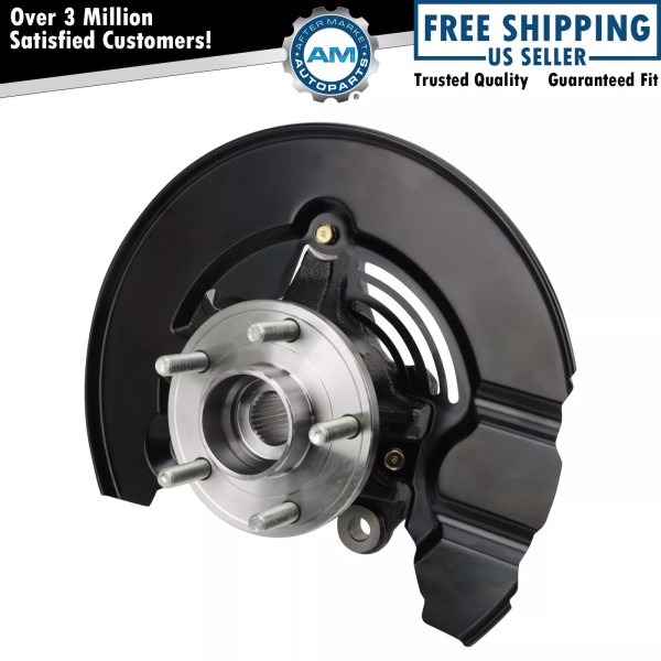 AM Autoparts Front Left Steering Knuckle Assembly Kit Fits 14-18