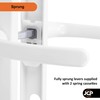 JCP PRO uPVC Door Handle Pair Set Sprung 92 PZ