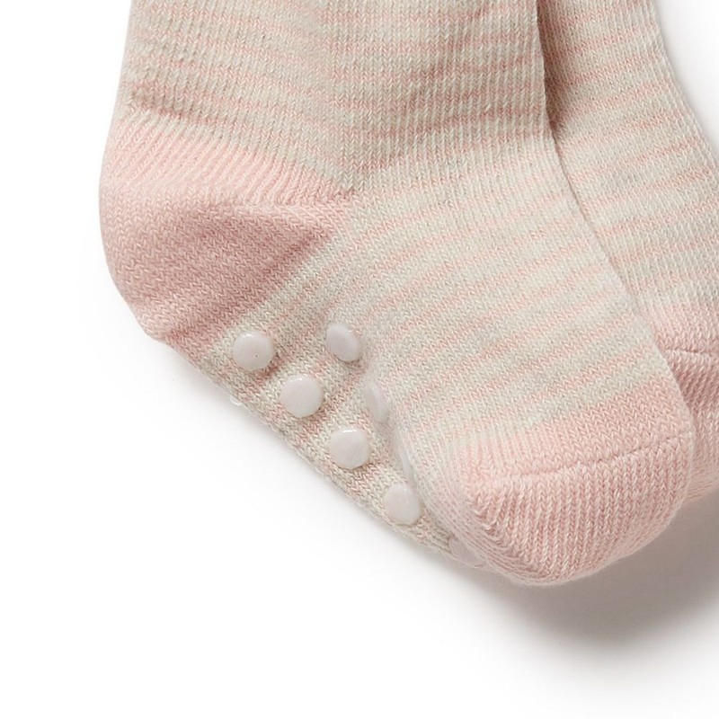 Wilson & Frenchy Organic 3 Pack Baby Socks - Cantaloupe,