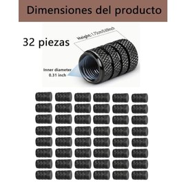 32 Tapones para Llantas De Carro, Tapones para Llantas De Carro De Goma, Accesorios para Automóviles, Protección De Ruedas, Sellos De Seguridad para N