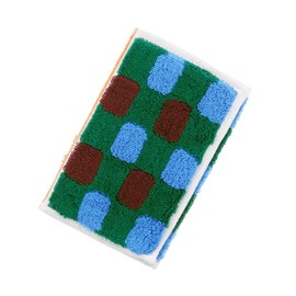 Tanaka Sangyo Imabari Towel Otta Half Towel Handkerchief, Approx. 9.8 x 4.9 inches (25 x 12.5 cm), Green, 25-63, Made in Japan, Compact Size with Creases (Trifold)