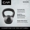 CAP Barbell Cast Iron Kettlebell, 50 Pounds