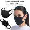 SHOP-STORY Unisex Nose Mouth Mask Breathable Reusable Polyurethane Anti-Dust Black