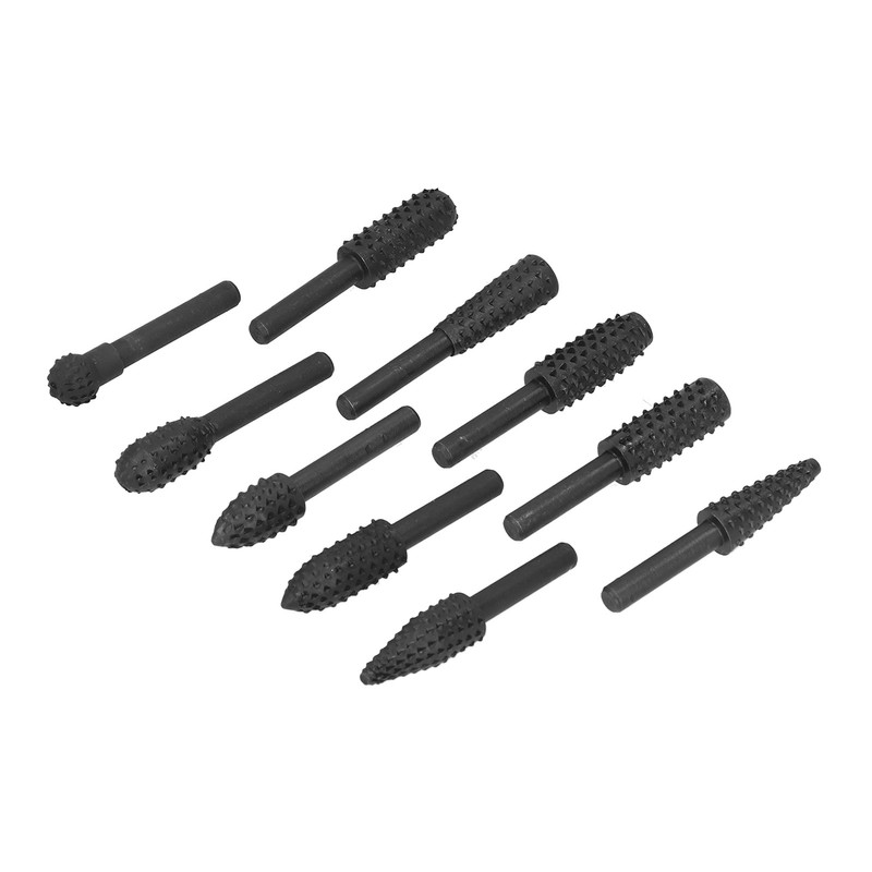 10Pcs Carving Bit Set Electric Rotatable Efficient Multifunctional Grinding Head