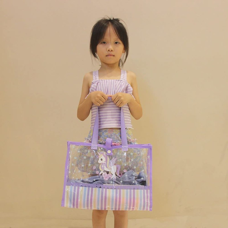 davebella Pool Bag, Girls, Boys, Vinyl, Beach Bag, Kids, Swim