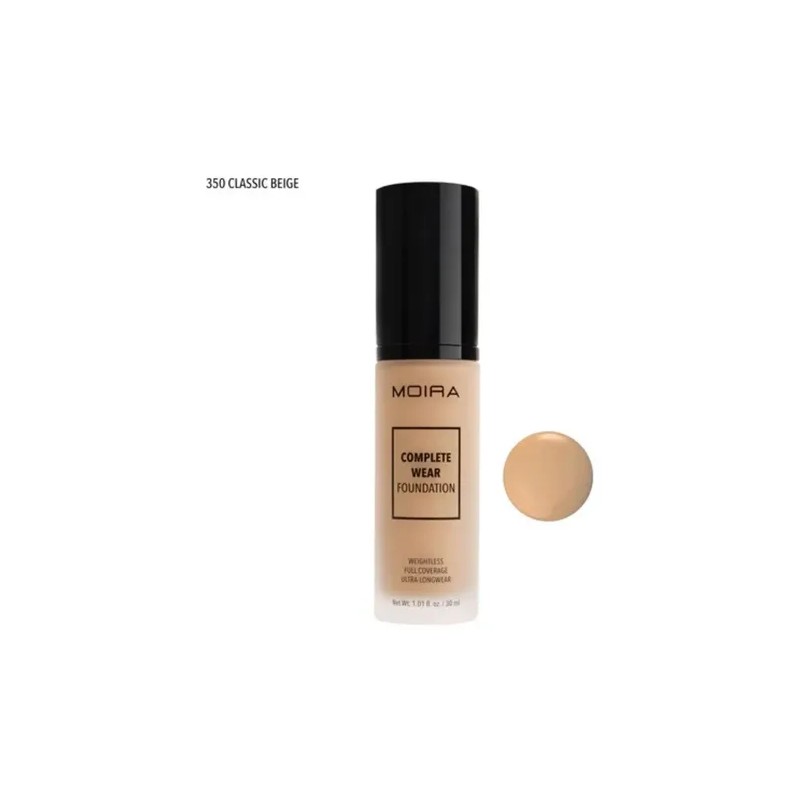 Base De Maquillaje Moira Cosmetics Complete Wear 30ml Gbc Cw