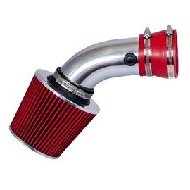 Rtunes Racing Short Ram Air Intake Kit + Filter Combo For 93-01 E32 E38 740i / 740il / E34 E39 540i 4.0L/4.4L V8 (Red)