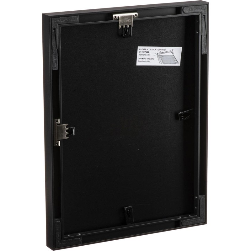 Fineline Picture Frame Color: Black, Size: 18" x 24" Frame/None