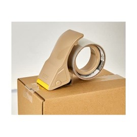 Trusco Nakayama TEX-2508-LS Tape Cutter, 3 Inch Paper Tube, Resin, LS Color, Yellow