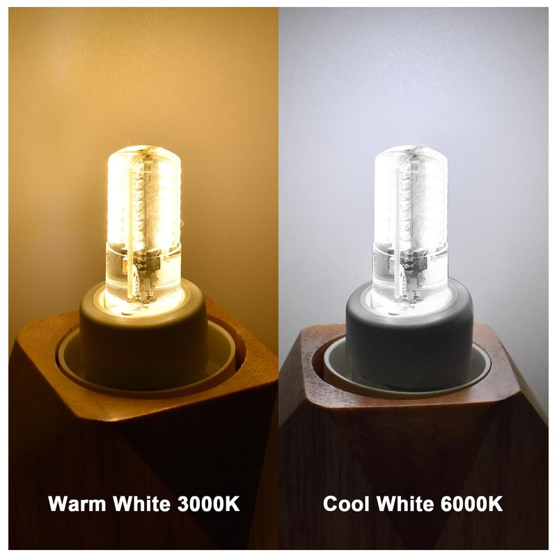 LFLAMPON AC110V-130V Dimmable G4 LED Light Bulbs, 2.6W Warm White
