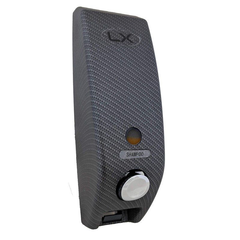 Luxitude Shower Soap Dispenser in Sleek Carbon Fiber Design, Great