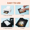 A-SUB Heat Transfer Paper for Dark Fabric, 11X17 Inch Iron
