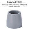 4PCS Rubber Walker Tips 1 '' Heavy Duty Replacement Tips