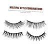 Healeved Artificial Curly Eyelashes Pairs Bulk Lash Strips Natural Look