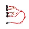 LSI 07-00021-01 Molex 74562-7500 MiniSAS SFF-8087 to(4)SFF-8482 SAS Cable 1M