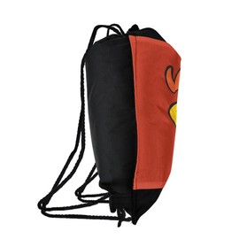 LOGOVISION Looney Tunes Foghorn Leghorn Face Drawstring Backpack Sports Bag Sackpack 17" x 13", Perfect for Gym, Yoga or Practice