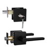 NEWBANG Keyed Deadbolt Lock with Passage Lever Handle for Exterior