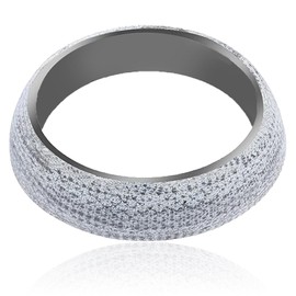 65mm car ID Exhaust Gasket, High-Grade Graphite Manifold Donut Gaskets for Muffler Sealing, Leakproof Muffler & Downpipe Exhaust Flange Replacement for 2-1/2" Pipes, SUV, Truck, RV