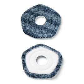 eufy Accessory-2 Washable Vacuum Mop Cloths, Compatible X10 Pro Omni X9 Pro, Washable and Reusable Soft Mopping Pad, Parts, Accessories