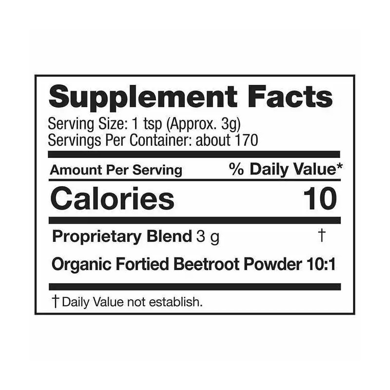 Feel Good USDA Organic Beetroot Powder, 18 Ounces