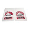 BST BSSP 2PCS Universal 24"x30" Mudflaps, White Straight Splash Guard
