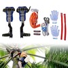 GXFCHYL Adjustable Tree Climbing Spikes Gear Kit with Extra Multi-Functional
