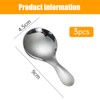 3 Pcs Stainless Steel Short Handle Spoons,Mini Short Handle Spoon,