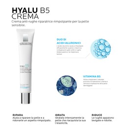 La Roche-Posay Hyalu B5 Duo: Anti-Falten-Serum, 30 ml + Creme, 40 ml, Intensivbehandlung mit Hyaluronsäure und Vitamin B5