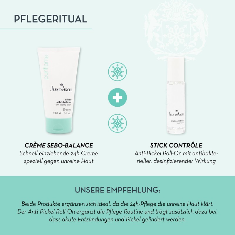JEAN D'ARCEL Purifiante Stick Contrôle - SOS Anti-Pimple Roll-on for