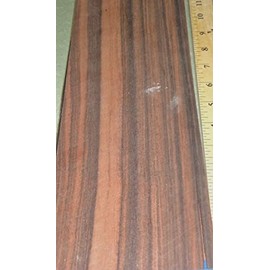 Macassar Ebony Wood Veneer 5" x 45" raw no Backing 1/42" Thickness A Grade