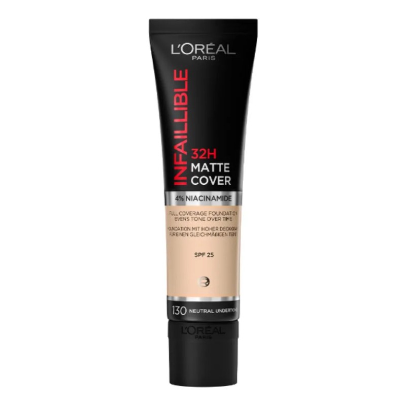 Base De Maquillaje Loral Paris Infaillible Matte Cover Tono 130