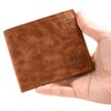 Laoyemen Slim Wallet for Men，Bifold Credit Card Holder Wallet with