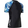 LAFROI Men's Short Sleeve UPF 50+ Baselayer Skins Compression Rash