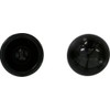 NASKA Eye Button 0.6 inch (15 mm) (100 Pieces) Black