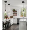 ykolupty Modern Pendant Lights for Kitchen lsland LED Dimmable Raindrop