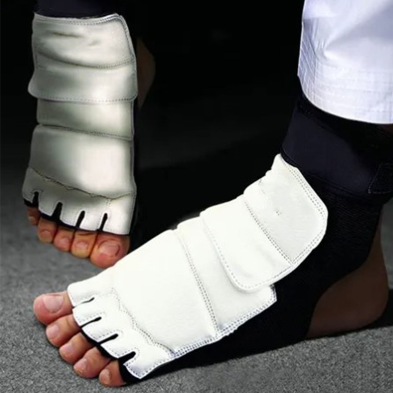 1 Pair Taekwondo Foot Protector Breathable Comfortable Slip Resistant Karate