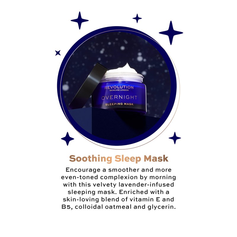 Revolution Skincare London Overnight Soothing Sleep Mask Face Mask 50ml