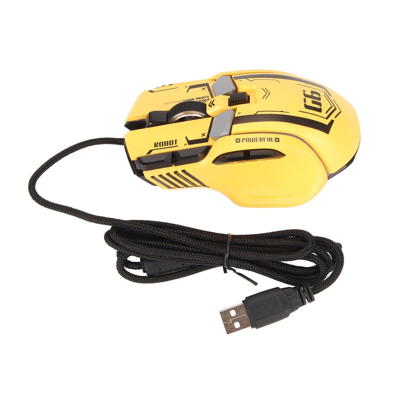 Wired Gaming Mouse 10 Button Macro Programmable 13 RGB Lighting