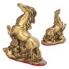 Horse Statue Hand Crafted Fine Workmanship Small Volume Brass Material